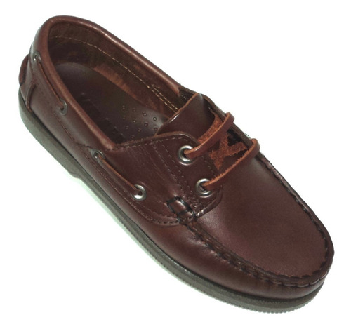 Zapato Náutico, Colegial Con Cordón 27-33