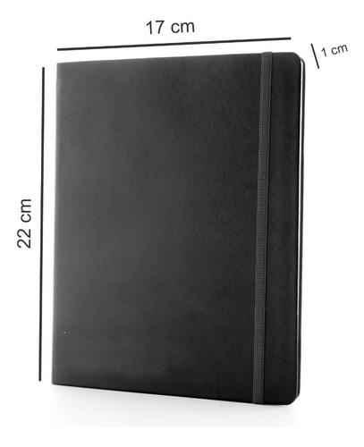 Cuaderno Tipo Moleskine A5 Hojas Rayadas