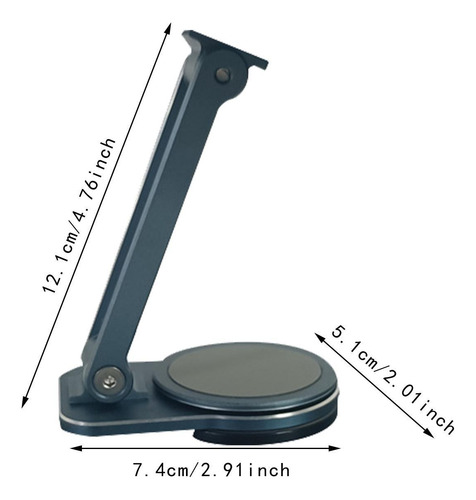 Accesorio De Soporte Para Teléfono Giratorio De 360°, Gris