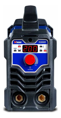 Kit Inversora De Solda 200a Flama 201 Bv + Máscara De Solda Automática - Boxer