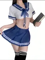 Comprar Baby Doll Lenceria Sexy Marinera Fantasia Erotica Baby Girl