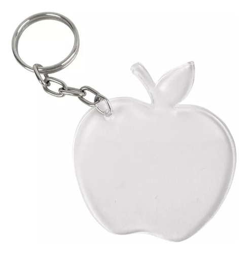 Llavero Sublimable Manzana (placa)