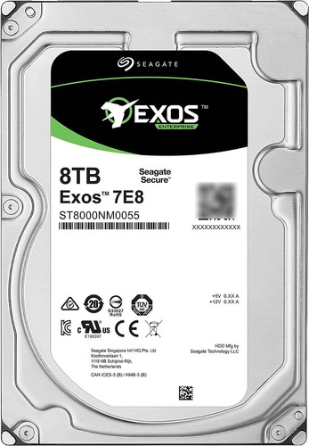 Disco Duro Interno Seagate Exos Enterprise St8000nm0055 8tb