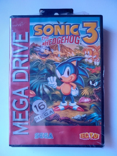 Sonic 3 Mega Drive Original Lacrado Nunca Aberto Raríssimo