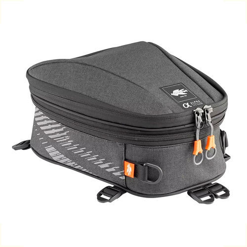 Bolso Para Asiento Trasero Moto Viaje 5 A 7 Lts - Kappa Color Negro