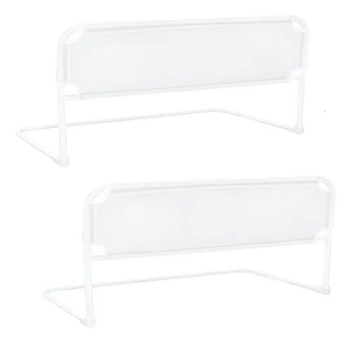 Kit 02 Grade De Cama Normal E Box Bebê E Idoso Altura 54cm Cor Branc