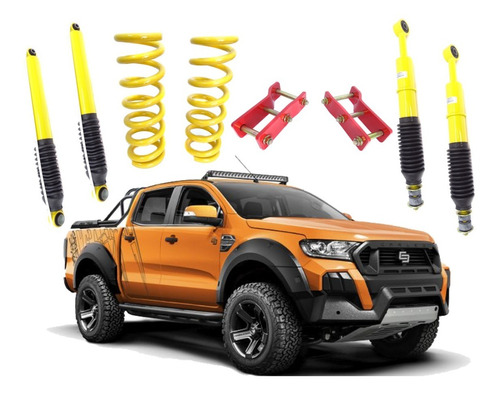 Kit De Levante 2 Pulgadas Ford Ranger 2012-2018