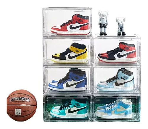Caja Para Zapatillas Apilable Transparente Sneaker 500
