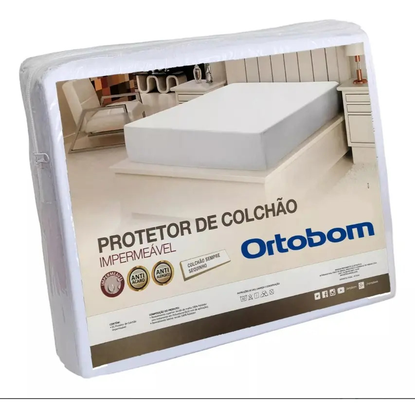 Protetor De Colchão Ortobom King Impermeável Antifúngico