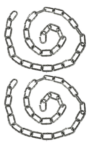 Cadena De Barrera De Plástico, Soportes De Cadena De Hierro