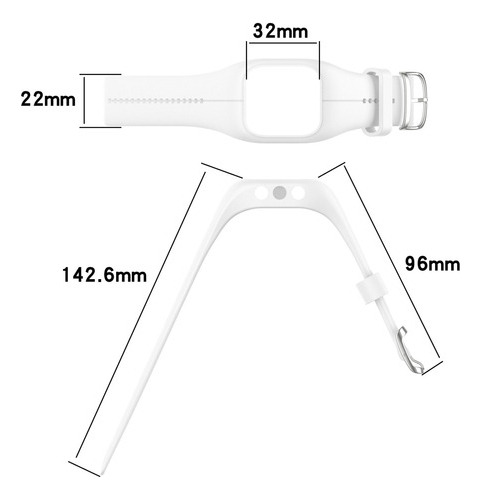 Correa De Reloj De Silicona Para Polar A300