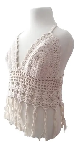 Remera nena online crochet