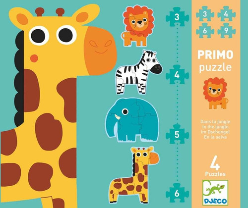 Puzzle Djeco Progresivo En La Jungla Niños Cadaques Kids