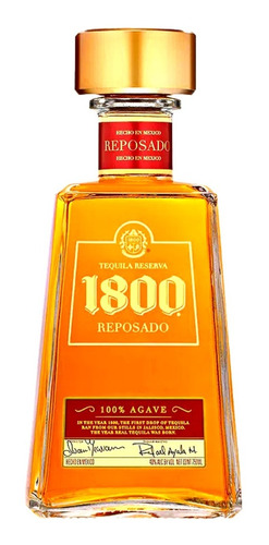Tequila 1800 Reposado 750ml - mL a $260
