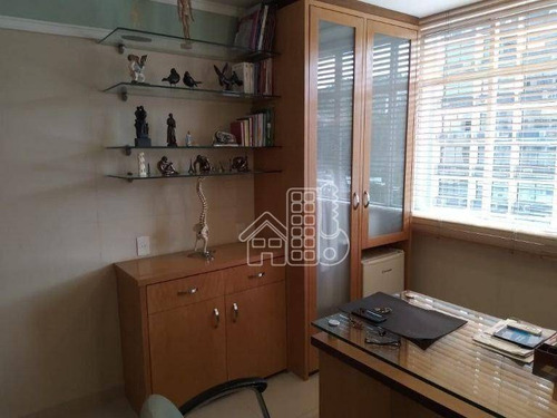 Sala À Venda, 87 M² Por R$ 500.000,00 - Icaraí - Niterói/rj - Sa0192