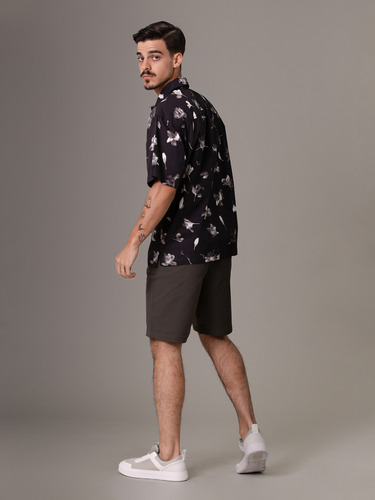 Camisa Relaxed Aop Multicolor Calvin Klein