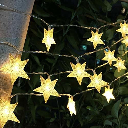 Luces Led Estrellas Lights 50 Christmas Lights Xmas Warm (s