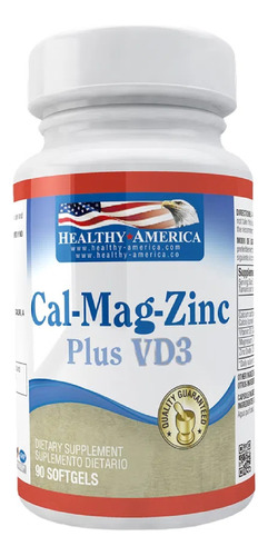 Cal-mag-zinc Plus Vd3 90 Softgels - Unidad a $495