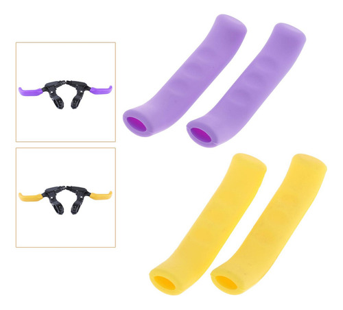 2 Pares De Fundas Protectoras For Manillar De Freno De