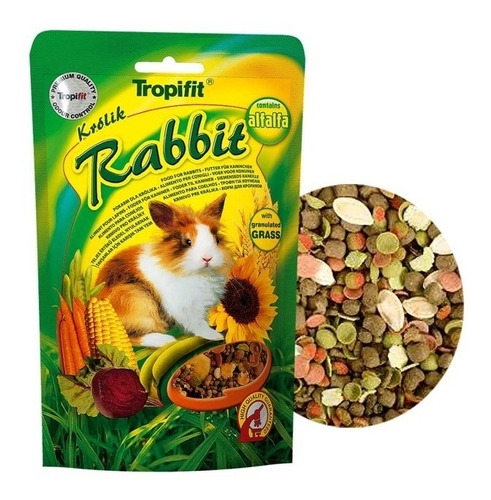 Alimento Para Conejos Tropifit 500g Completo Y Saludable