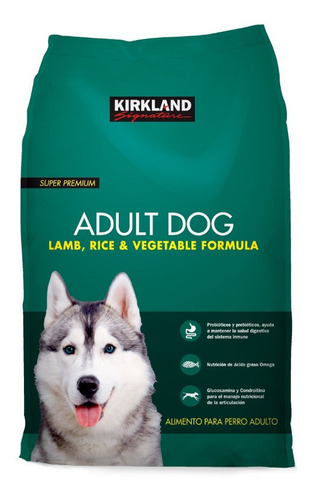 Imagen 3 de 4 de Alimento Premium Kirkland Perro Adulto Sabor Cordero 18.1kg