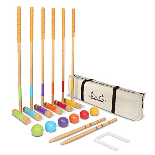 Gosports Premium Croquet Set  Tamaño Completo Para Adultos 