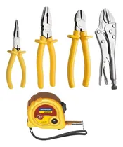Comprar Kit Jogo De Alicates Universal Corte Bico Pressão C\u002F Trena