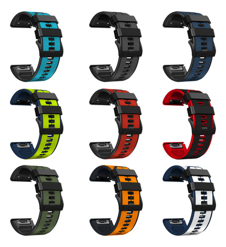 Quickfit-correa De Silicona Para Garmin Epix Gen 2 Pulsera