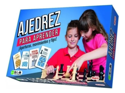 Juego De Mesa Ajedrez Para Aprender Nupro