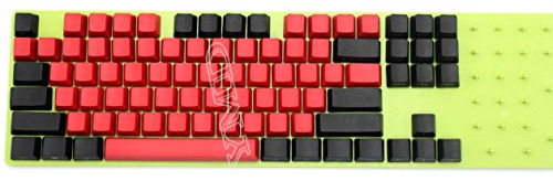 Npkc 104 87 61 Red Mixta Pbt Oem Perfil Keycap For Xjnhi