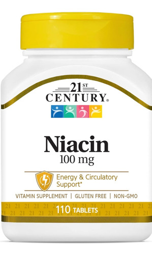 Niacina  Niacin Vitamina B3 100mg  Stock