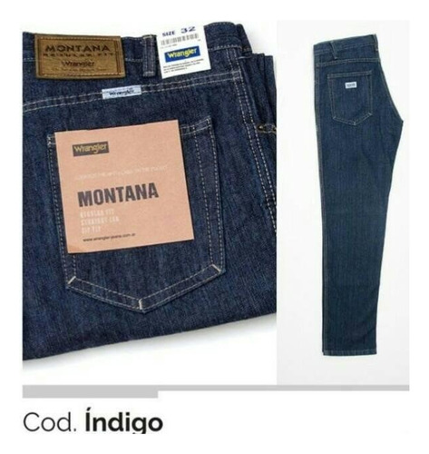 Jean Wrangler Montana Chupin Elastizado De Hombre. 