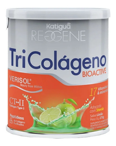 Tri Colágeno 3 Em 1 Bioativo Sabor Limão