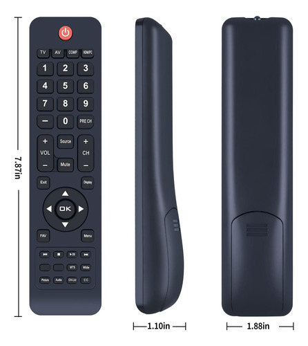 Substituição Do Controle Remoto Pzl Bnew Para Nec Lcd Tv E50