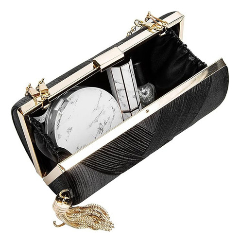 Bolsa De Noite Clutch Para Mulher, Bolsa De Noite Com Borlas