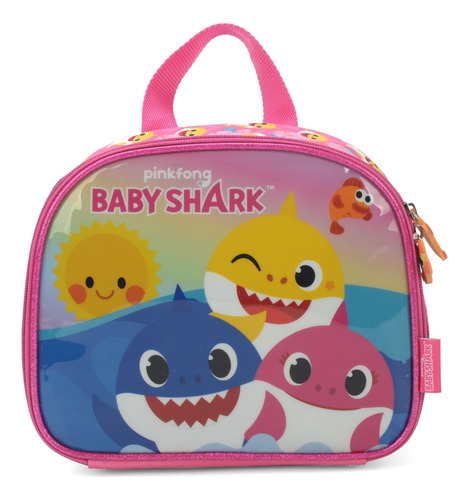 Lancheira Térmica Infantil Escolar Baby Shark Luxcel 39003