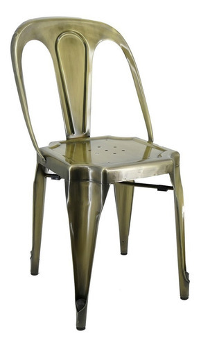 Silla Diseño Industrial Bronce Ernie Promobel Color Del Asiento No Aplica Diseño De La Tela No Aplica