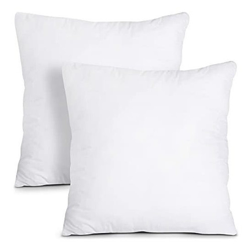 Set De 2 Cojines Decorativos Inserto De 45x45 Cm Para Cama