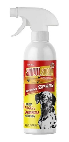 Antiparasitario Para Perros Sinpul Spray 500ml