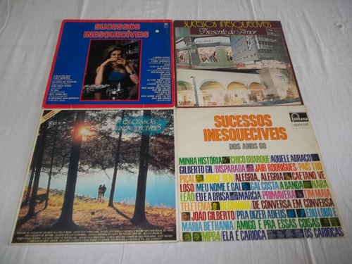 Lp Vinil - Sucessos Inesquecíveis - 4 Discos