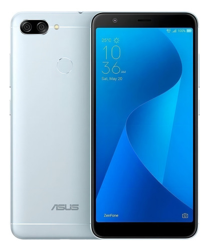 Asus ZenFone Max Plus M1 ZB570TL Dual SIM 64 GB prata-azul 4 GB RAM