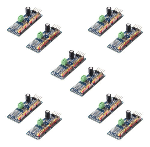 2 Piezas De Módulos Iic De Controlador De Servomotor Pwm De