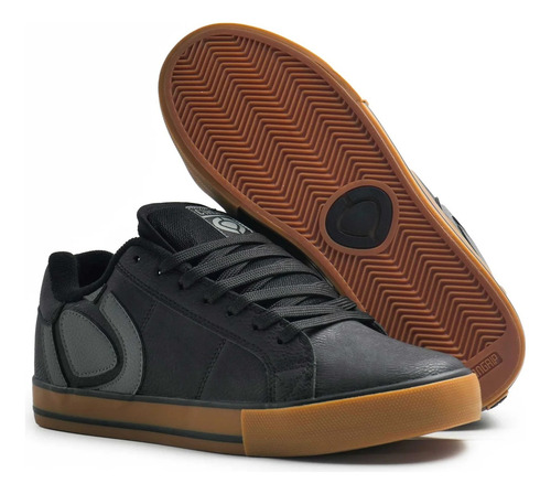 Tenis C1rca , Modelo 211 Vulc ( Color Bold-black/grey)