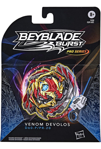 Série Beyblade Burst Pro - Venom Devolos - Hasbro Color Multicolor