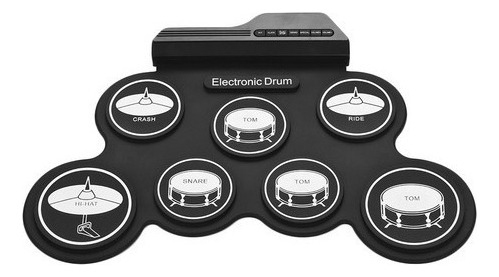 Set De Batería Electrónica Usb Digital Compacto Enrollable