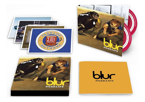 Blur (oasis)parlfe Life Box Set Doble Cd,libro,polaroids Etc