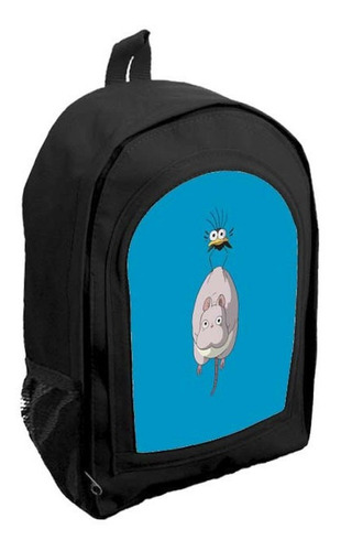 Mochila Negra Infantil Nena Nene Totoro Anime Tt279