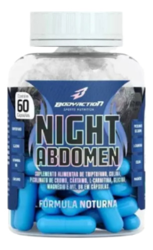 Termogénico Night Abdomen Bodyaction 60 Tabletas