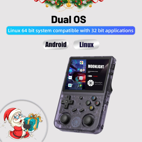 Juego Portátil Retro Rg353v Con Sistema Operativo Dual Andro