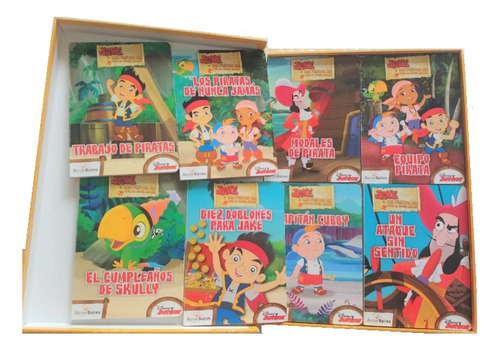 Cuentos Aventureros Jake Y Los Piratas + Dvd (8 Libros)